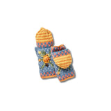 Aubrey Floral Wool Flip Mittens || Light & Natural