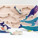 BAJO Whale Family Puzzle