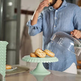 Tiffany Cake Stand with Dome || Small