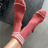 Girlfriend Socks || Terracotta