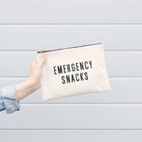 Large Canvas Pouch || Emergency Snacks