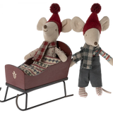 Mouse Sleigh || Red