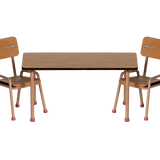 Mouse Table & Chair Set || Dark Powder