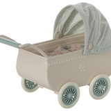 Pram with Baby Mouse || Mint