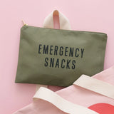 Olive Green Pouch || Emergency Snacks