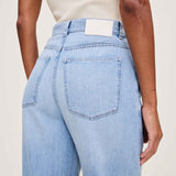 Isabel Wide Leg Mid-Rise Jeans || Beachfront