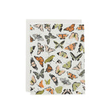 Butterfly Kisses Card || Orange
