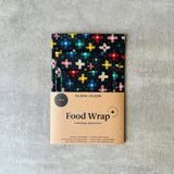 Organic Beeswax Food Wrap Set || Blue Flowers