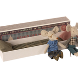 Grandma & Grandpa Mice in Matchbox