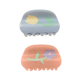 Floral Claw Clips || 2 Pack