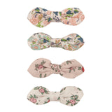 Flora Bow Clips || 4 Pack