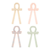 Summer Stripes Bow Scrunchies || 4 Pack