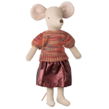 Skirt & Knitted Blouse || Mum Mouse