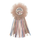Unicorn Birthday Badge || Neutral