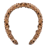 Alice Headband || Gold Sequin