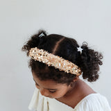 Alice Headband || Gold Sequin