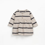 Striped Jersey Dress || So-So