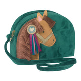 Pony Pal Velvet Bag || Green