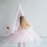 Shimmer Princess Tulle Cape || Pink
