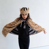 Sequin Cape || Gold