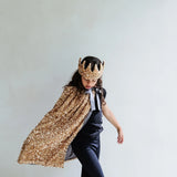Sequin Cape || Gold