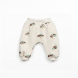 Fleece Jersey Trousers || Tree Print