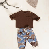 Fleece Trousers || Mountain Print