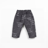 Printed Corduroy Trousers || Tones