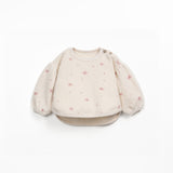Rounded Jersey Sweater || Flower Print