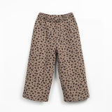 Girls Knit Jersey Trousers || Ancestral Animal Print
