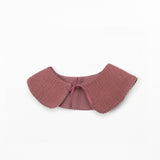 Knitted Cotton Sweater with Collar || Amora