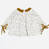 Floral Muslin & Corduroy Baby Dress Set