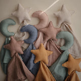 Organic Star Lovey Blanket || Fall Yellow
