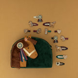 Pony Pal Velvet Bag || Green