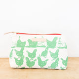 Hen House Laura Bag || Navy, Red Zip