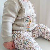Jersey Stretch Baby Leggings || Floral