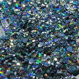 Eco Glitter Fun || Mini Box 7 Milky Way & Argento