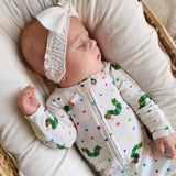 Organic 2-Way Zipper Footie || The Very Hungry Caterpillar