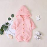 Knit Jumpsuit || Pink