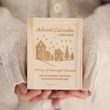 Boxed Advent Candle Set || Mindfulness Candles