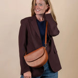Ava Handbag || Cognac Leather