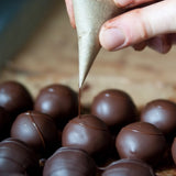 Dark Chocolate Truffles || Vanilla Bean & Vermont Maple