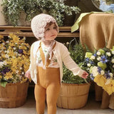 Milan Organic Knit Baby Cardigan || Cream