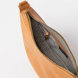 Leo Crossbody Handbag || Wild Oak Soft Grain Leather