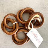 Napkin Ring Set || Wood Bangles