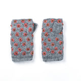Anaya Handwarmers || Floral Embroidery