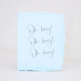 Baby Greeting Card || Oh Boy
