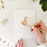 Paintable Notecards || Backyard Birds