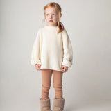 Girl's Affy Leggings || Apricot
