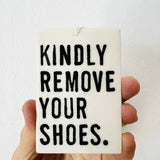 Porcelain Wall Tag || Shoes